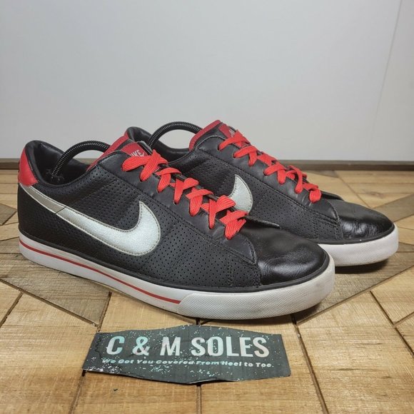 Nike Other - Nike Sweet Classic Low Retro BRS Shoes Black Red Silver 318333-009 RARE SZ 11.5